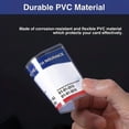 thumbnail image 3 of Durable PVC Credit Card Skin & Protector Sleeves, Waterproof Credit Card Holder Covers for Business Cards, ID Cards, Social Security Cards, 3 of 6
