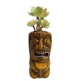 thumbnail image 1 of Flowerpots with Dish Ceramic, Shape Character Roman Synthetic Style Lmitated Resin Flowerpot Patio & Garden, Flower Pots, 1 of 7