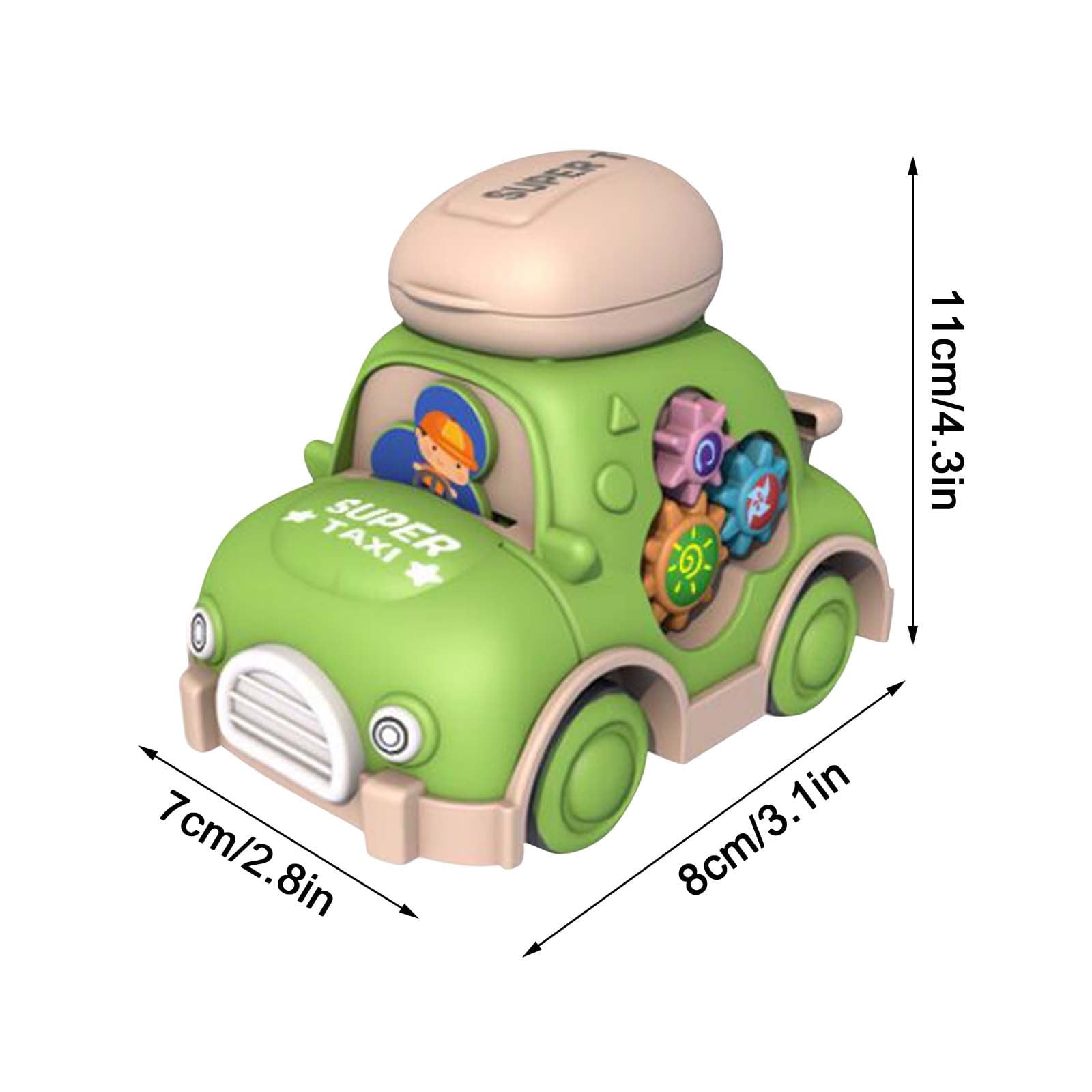 Yrtoes Toy Semi Truck And Trailer Toy Trucks Cute Car Multi-function  Storage Car Cartoon Rotating Swing Gear Children's Toys 