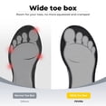 thumbnail image 4 of FitVille Water-Repellent Men's Extra Wide Walking Shoes - Lightweight Sneakers with Arch Support, Slip-Resistant, Easy on, 4 of 6