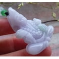 thumbnail image 4 of Certified Lavender Green Burma 100% Natural A Jade jadeite pendant Ji Kung Buddha God Gourd Fan Necklace 648584 TN, 4 of 10