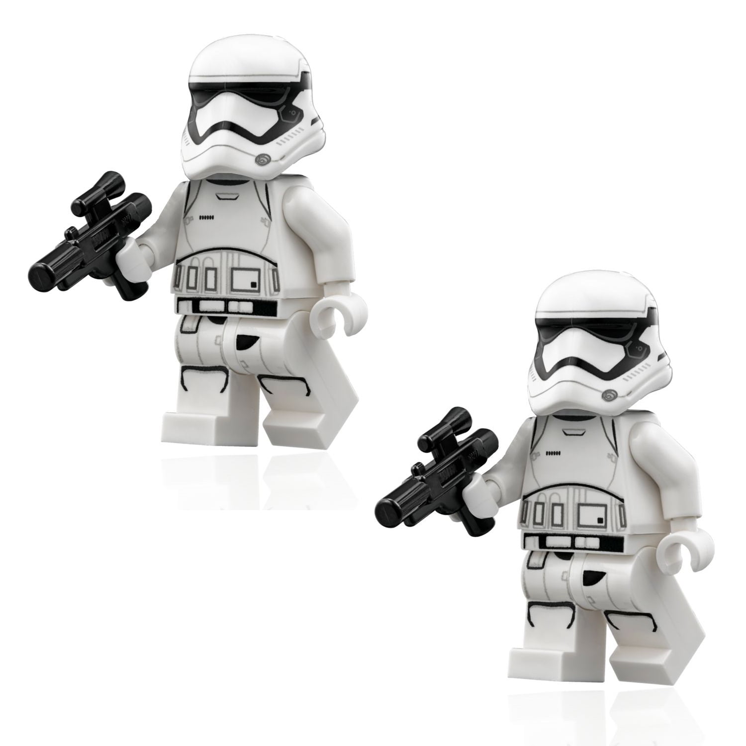 LEGO Star Wars: The Force Awakens Stormtrooper Mini Action Figure, with Blaster Guns (1.5")