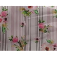 thumbnail image 4 of oneOone Georgette Viscose Fabric Stripe|Watercolor Leaves & Peony Floral_Printed Craft Fabric BTY 42 Inch Wide, 4 of 4