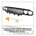 thumbnail image 6 of Kojem Front Face Bar Grille Assembly w/Chrome Trim Bezel Molding Upper for 2008-2014 Dodge Challenger Replacement for part # CH1200338, 6 of 11