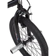 Mongoose Switch Kids Bike with Training Wheels, 18 Inch Wheels, Ages 5-9, Black