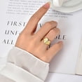 thumbnail image 3 of Anillo De Corazón De Amor Retro De Moda Para Mujer, Anillo De Dedo Abierto, Joyería, Accesorios Minimalistas, Regalo Cateissary AP006070-00, 3 of 6