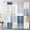 Blue, variant on Rustic Shower Curtains Vintage Retro Western Cowboy Country Saloon Stall Farm Bathroom Sets with Shower Curtain and Rugs,72X72inch Waterproof Polyester Fabric