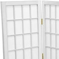 thumbnail image 3 of Oriental 3 Panel Desktop Window Pane Shoji Screen in White, 3 of 3