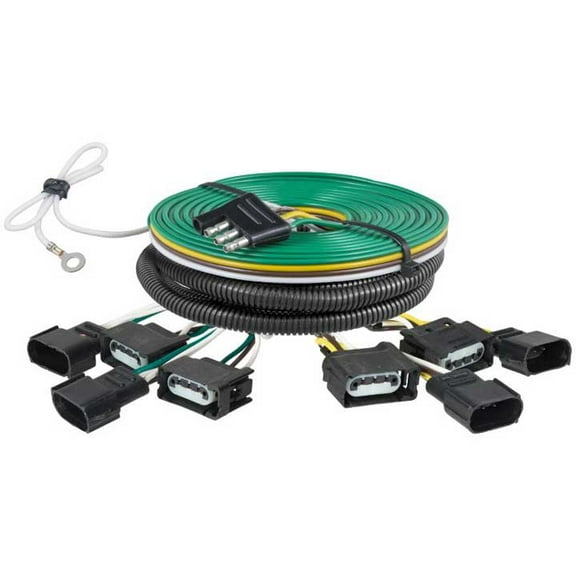 Curt 52106 For 23-C F250/F350 w/o LED Taillights Custom Towed RV Wiring Harness