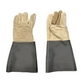 thumbnail image 2 of Gants Longs Protection de Sécurité pour Soudure Cuir de Vachette Gants Résistants à l'Usure Isolation Thermique, 2 of 5