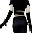 thumbnail image 5 of Yvsxxv Colorful Metal Buckle Punk Fingerless Gloves Casual Arm Warmer, 5 of 7