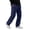 06#Navy, variant on Men's Baggy Sweatpants Heavyweight Fleece Cargo Pants Wide Leg Loose Fit Casual Joggers Sweat Pants for Men with Pockets