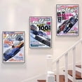thumbnail image 5 of Pósteres de coches japoneses, portada de revista de coches JDM, póster estético de carreras GTR, lienzo de deportes de motor, arte de pared, decoración de la habitación del conductor, 5 of 5