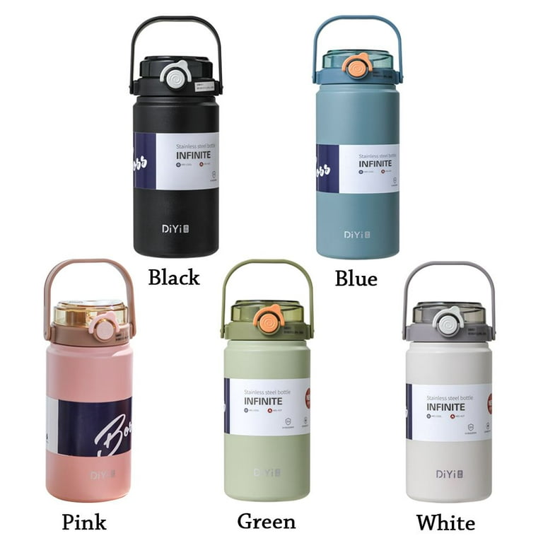 Vacuum Flask, Stainless Steel Insulated Water Bottle With 3 Cup