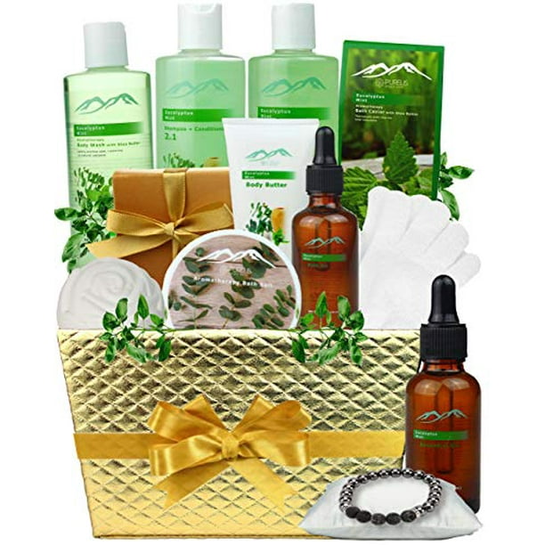 Luxury Lavender Gift Box- Handmade Aromatherapy Lavender Spa Gift Basket  for Women