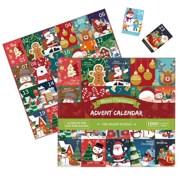 Navidad Calendario Adviento Regalos Sorpresa para Adolescentes Adultos (Q5062)