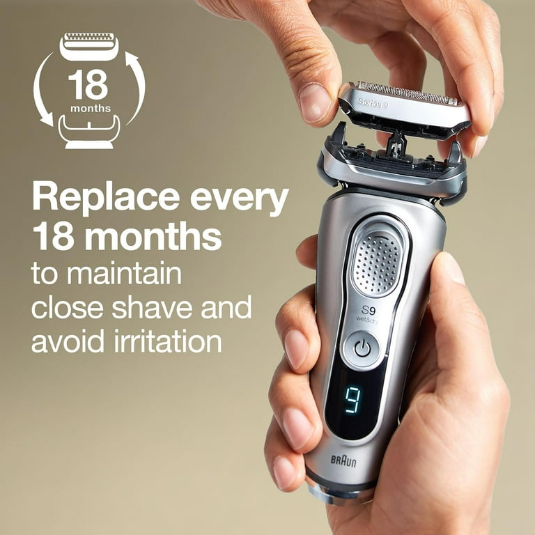 Braun Series 9 Electric Shaver Replacement Head 92S - Silver Braun Series 9 Electric Shaver Replacement Head 92S - Silver
