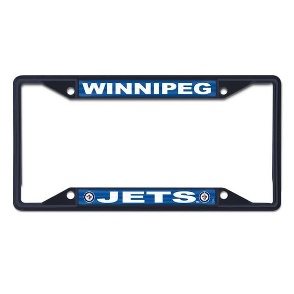 WinCraft Winnipeg Jets Chrome Color License Plate Frame