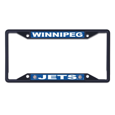 WinCraft Winnipeg Jets Chrome Color License Plate Frame