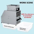 thumbnail image 2 of Grain huller, bird feed sieve, grain cleaning air separator with adjustable impact wall, grain throwerair huller Ref: 4718, 2 of 5