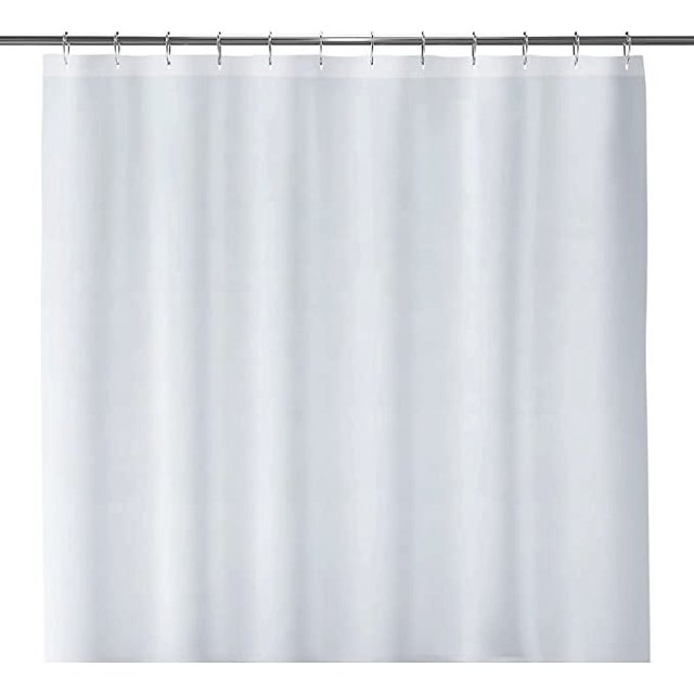 Forro para Cortina de Ducha de Baño Liba PEVA Resistente al Moho Color Blanco 72' de Ancho X 84' de Alto