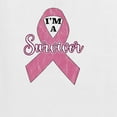 thumbnail image 6 of Wild Bobby Pink I'm A Breast Cancer Survivor Breast Cancer Awareness Men Tank Top, White, 3X-Large, 6 of 6