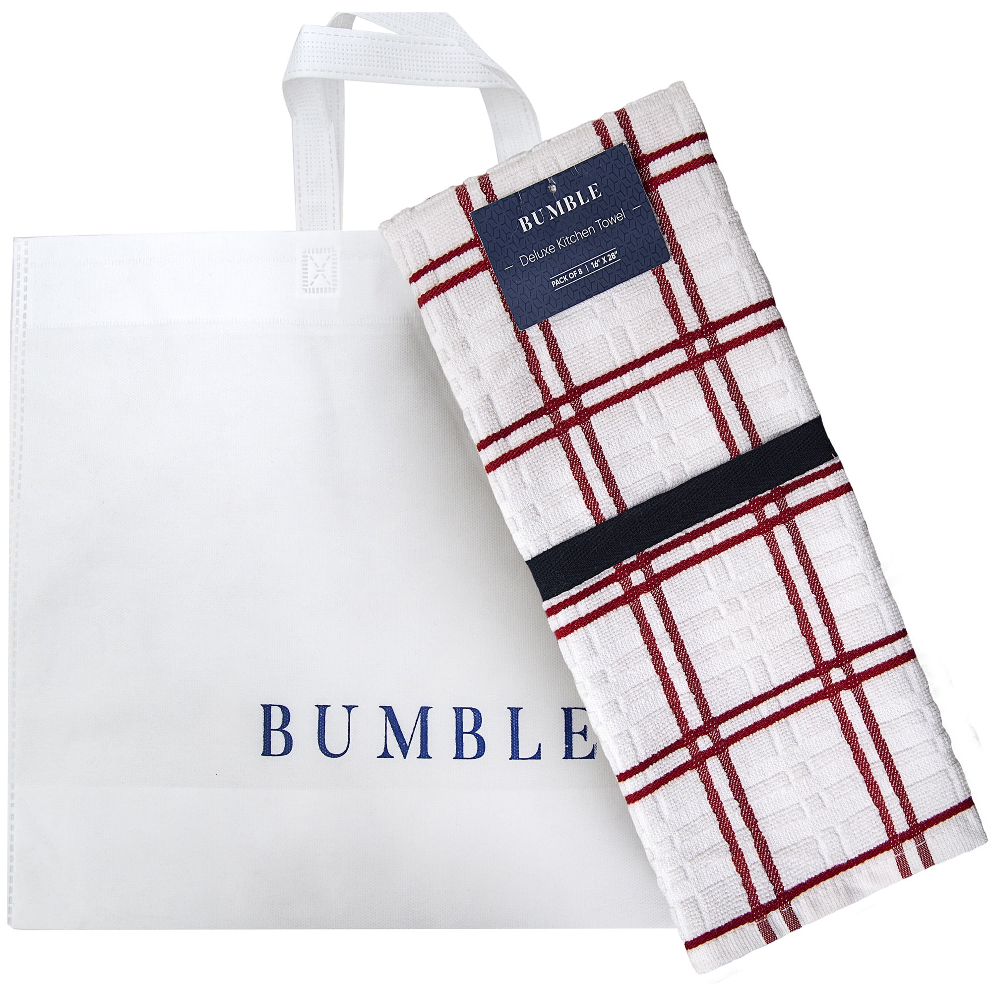 Bumble Bees Tea Towels X3 100% Cotton Decorative Kitchen Cooking
