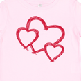 thumbnail image 4 of Inktastic Three Red Hearts Boys or Girls Baby T-Shirt, 4 of 5