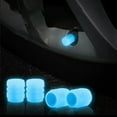 WEMDBD 1pcs Universal Fluorescent Car Tire Valves Caps