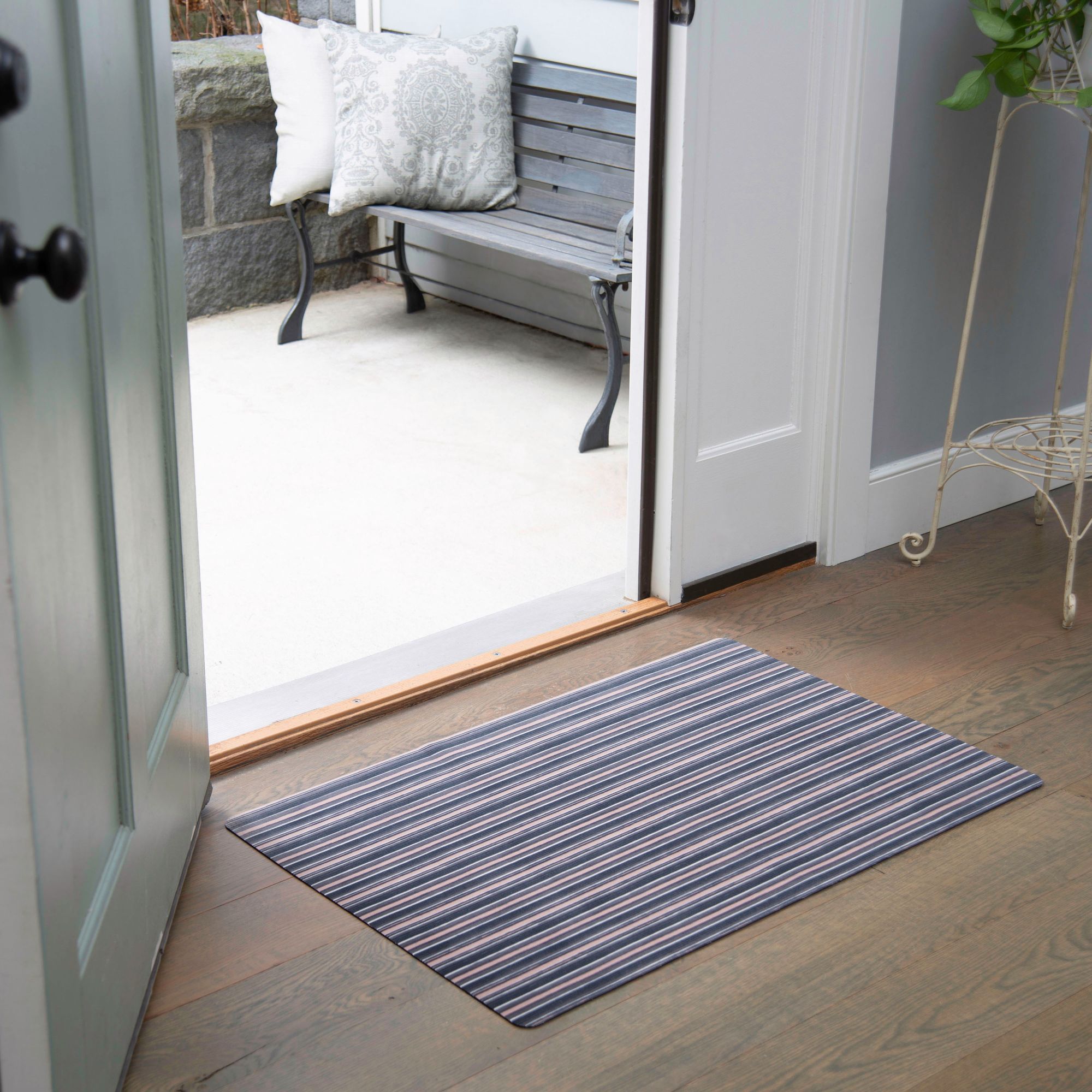 Ultra Thin Indoor Door Mat Kitchen Mat, Low Profile Stain