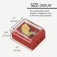 thumbnail image 5 of BAZIC Pencil Sharpener Dual Blades w/ Receptacle, (4/Pack), 1-Pack, 5 of 7