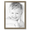 thumbnail image 2 of ArtToFrames 22" x 29" Aged White Gold Picture Frame, 22x29 inch Silver Wood Poster Frame (WOM-2036), 2 of 8