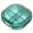 thumbnail image 2 of Miangastore Portable Pill Case Plastic 1Pack 2.4x2.4x0.8in, 2 of 9