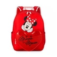 thumbnail image 1 of Mochila Disney Minnie Mouse en forma de corazón rojo de poliéster para niños, 1 of 3