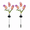 purple, variant on Rirool Solar Hyacinth Flower Lights Outdoor 2 Pack, Color Changing LED Garden Lights Waterproof Auto On/Off for Yard Patio Pathway Pink