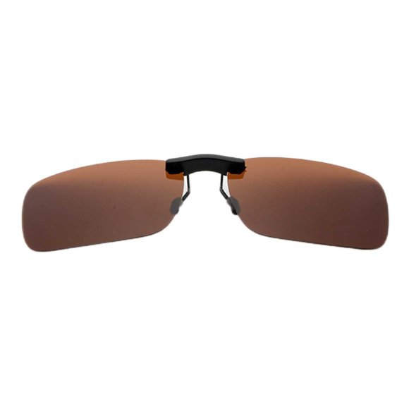 Night Vision Anti Glare Polarized Clip On Driving Glasses Sunglasses W3G2
