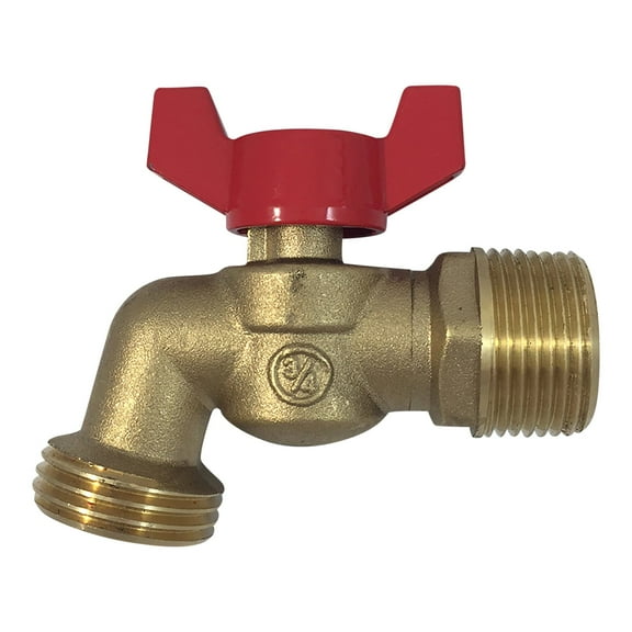 Madol Brass Ball Hose Bibb 3/4" Llave de Manguera Esfera Mariposa 3/4"