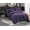 Purple, variant on Elegant Comfort Soft and Cozy Solid Duvet Cover with MaSerieshing Sham, Button Closure & Corner Ties, 2-Piece Set, Twin/Twin XL, Aqua Blue