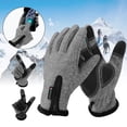 thumbnail image 3 of Htwon Winter Thermal Warm Gloves Touch Screen Ski Snowboarding Driving Work Mittens, 3 of 24