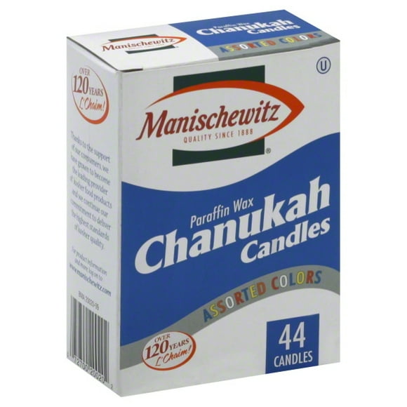 Bougies de Hanoucca Manischewitz