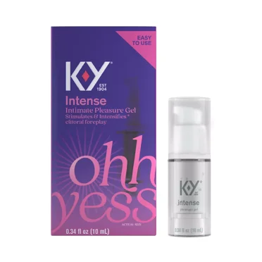 K-Y Intense Stimulates And Intensifies Pleasure Gel, 0.34 Oz, 2 Pack
