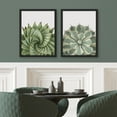 thumbnail image 3 of PixonSign Framed Wall Art Prickly Green Cactus Posters, Set of 2 Southwest Texas Arizona Desert Plants Illustrations Wall Decor, Adhesive Canvas Prints for Home Decor - 11"x14" Black, 3 of 5