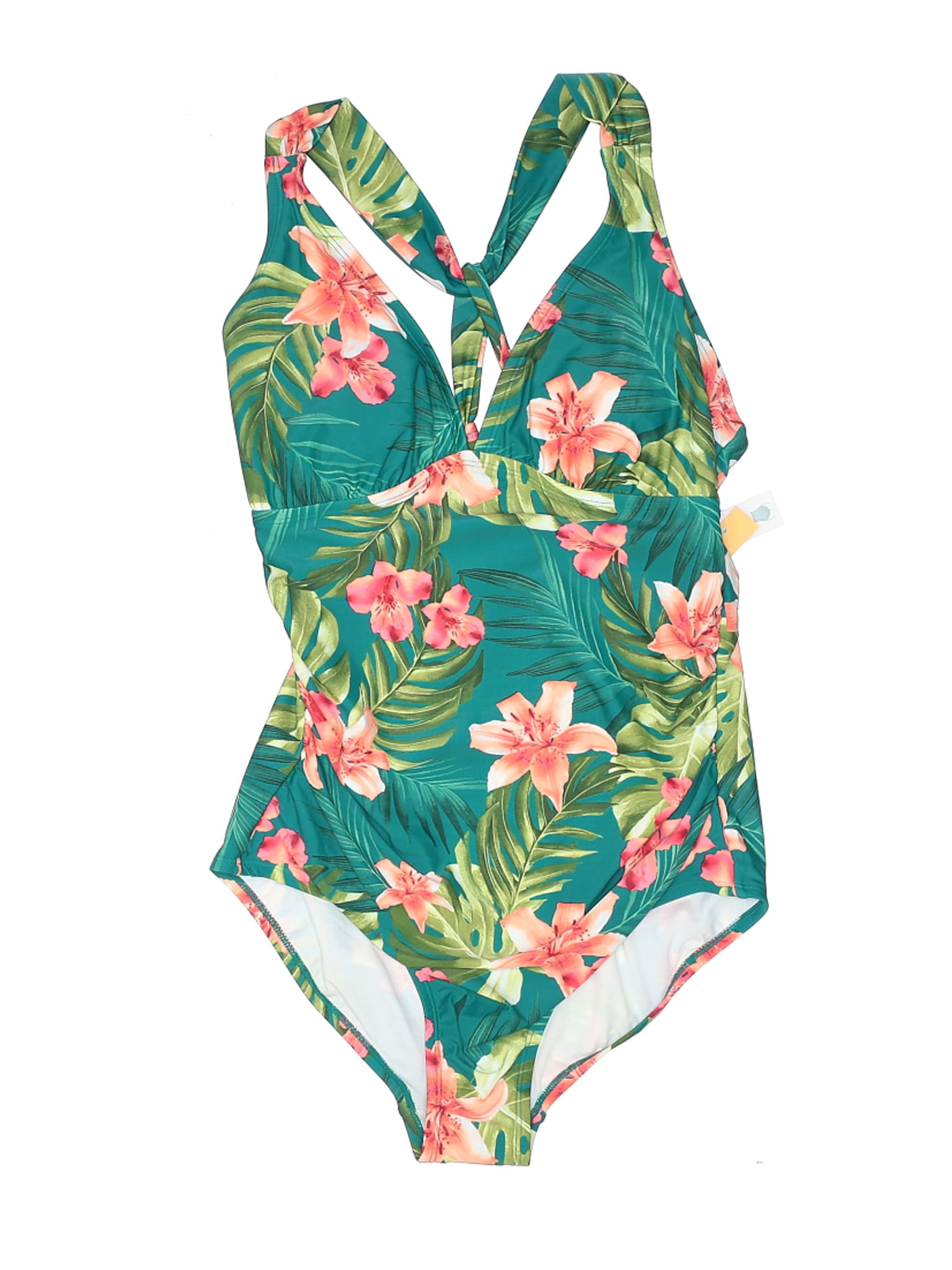 Kona Sol - Pre-Owned Kona Sol Women's Size XL One Piece Swimsuit ...