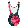 thumbnail image 6 of ZQUUVOU Women's One Piece Tankini Tummy Control Swimsuit (J-Red,2XL), 6 of 6