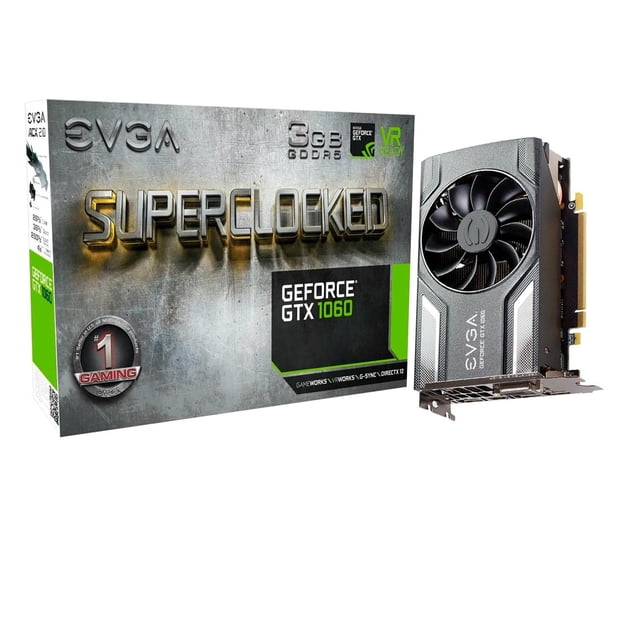 Tarjeta gráfica EVGA GeForce GTX 1060 3GB SC GAMING