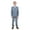 Light Grey, variant on Boys Suit Set Solid Textured Notch Lapel With Matching Vest & Pants With Free Shirt & Tie