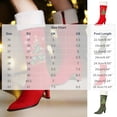 thumbnail image 6 of FRSASU Women's Pointed Toe Stiletto Mid Calf Boots, Christmas Tree & Snowflake Embroidery with Furry Top Cuff Green, 6 of 9