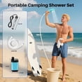 thumbnail image 3 of Aspligo Portable Camping Shower with Heater, 6000mAh Rechargeable Portable Shower with 2000W Immersion Heater, 3 Spray Modes,IPX7 Waterproof Outdoor Camp Pump for Hiking, Travel, Car, Pet, 3 of 10