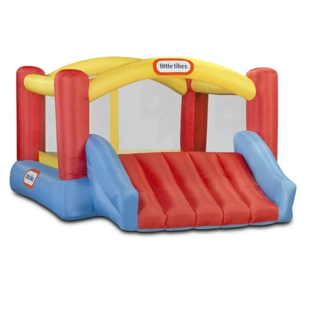Little Tikes Jump 'n Slide 9'x12' Inflatable Bounce House, Multi-color, for Kids 3 