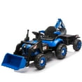 thumbnail image 5 of Ambifirner 24v Ride-On Electric Tractor Toy With 4-In-1 Construction Attachments (Excavator, Dump Truck & Bulldozer) W/Parent Remote Control,3-Speed With Music Player, 5 of 8